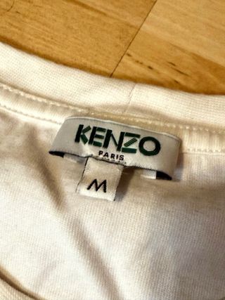 Camiseta Kenzo Tigre Blanca - Talla M