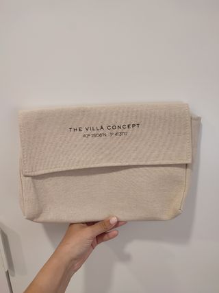 Bolso THE VILLA CONCEPT beige.
