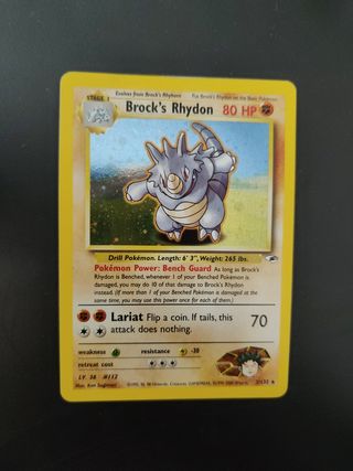 Brock's Rhydon - Carta Pokémon