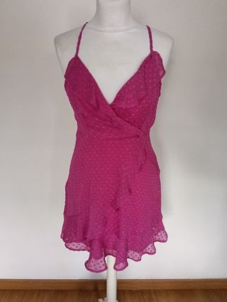 Vestido Bershka rosa Talla M