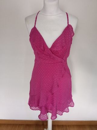 Vestido Bershka rosa Talla M
