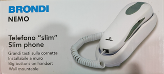 Telefono Brondi Nemo Slim - Bianco