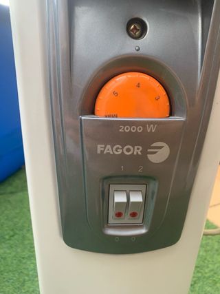 Calefactor eléctrico Fagor 2000W