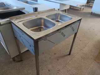 FREGADERO INDUSTRIAL DE 90 CM 