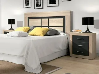 Cabecero Kiara + 2 mesillas noche