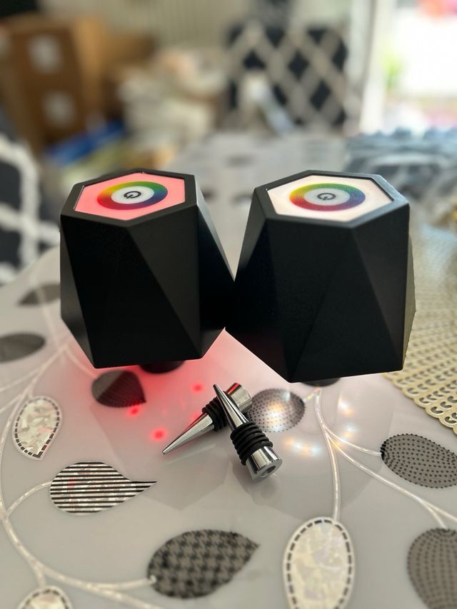 Lampade per bottiglie RGB