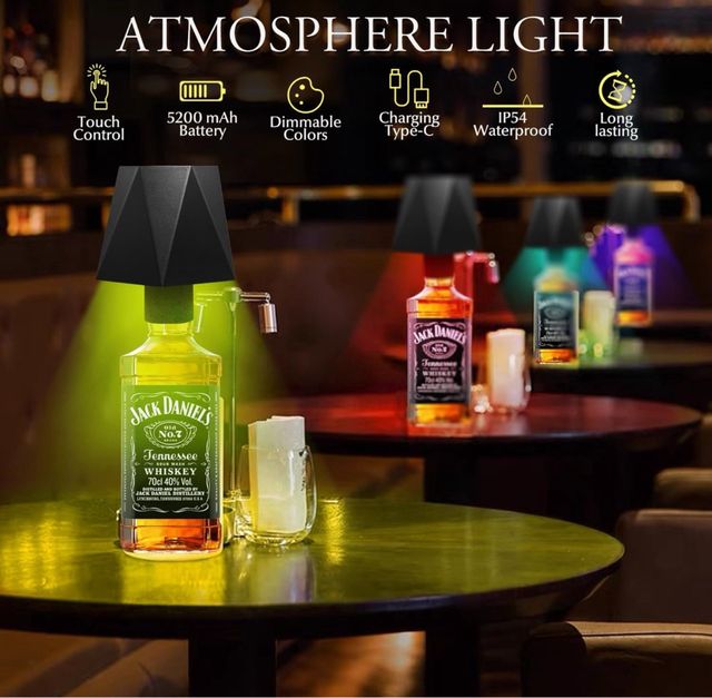 Lampade per bottiglie RGB