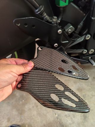 Protectores de talón carbono