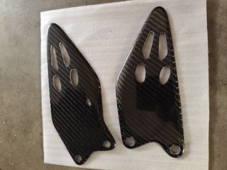 Protectores de talón carbono