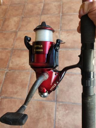 Caña y carrete pesca 