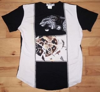 Camiseta Leopardo Vintage - Túnica