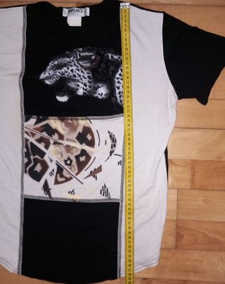 Camiseta Leopardo Vintage - Túnica