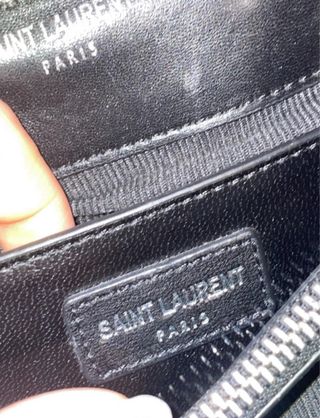 Saint Laurent Lou Lou borsa a tracolla nera