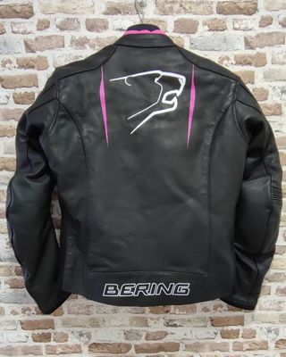 Chaqueta moto Bering piel mujer M