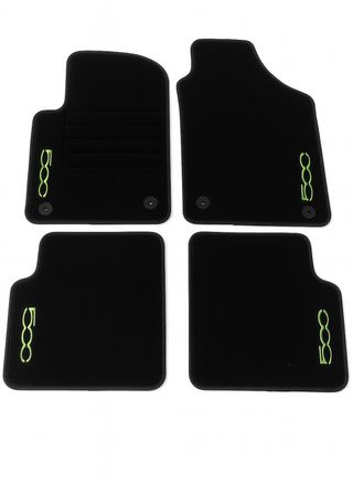 Alfombrillas Fiat 500 - Juego 4 uds