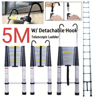Escalera telescópica 5m - Gancho