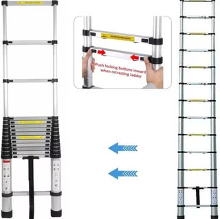 Escalera telescópica 5m - Gancho