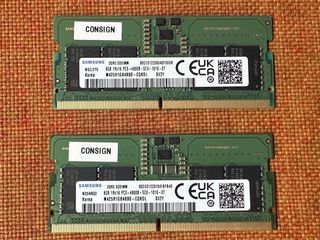 Memoria 2 x Samsung SODIMM 8GB DDR5