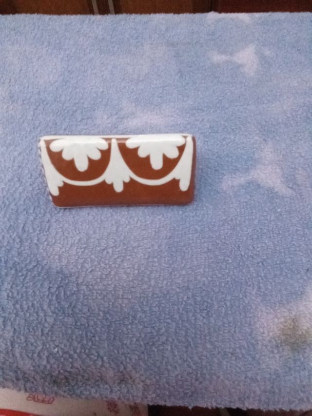 Paliteiro Barro Bordado - Artesanal