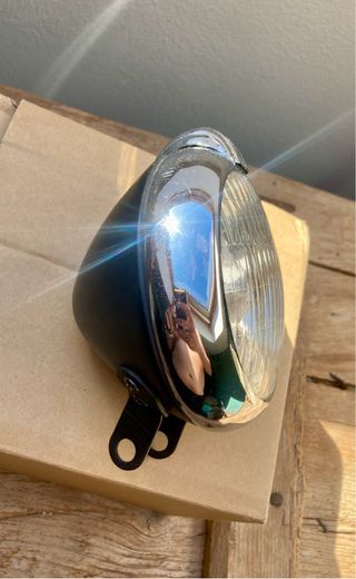 Foco delantero moto clásico