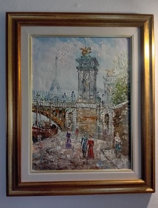 Dipinto Olio su Tela Caroline Burnett 