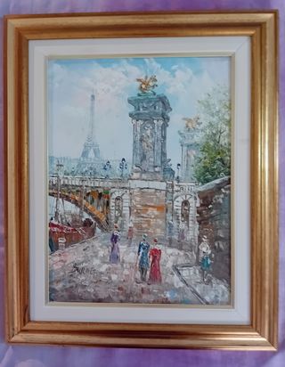Dipinto Olio su Tela Caroline Burnett 