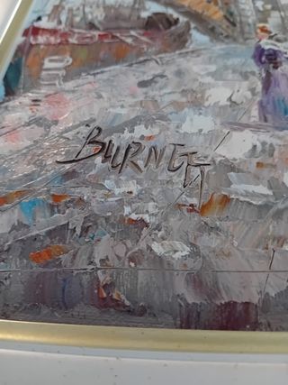 Dipinto Olio su Tela Caroline Burnett 