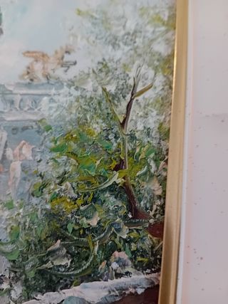 Dipinto Olio su Tela Caroline Burnett 