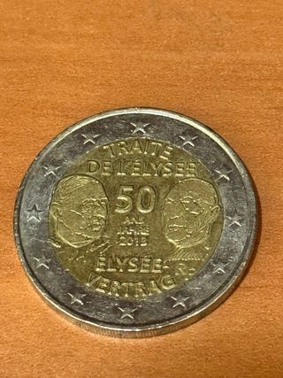 2€ Moneda 50 Aniv. Tratado del Elíseo