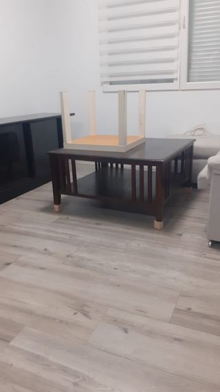Mesa centro madera maciza