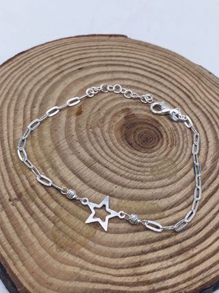 Pulsera plata - Estrella