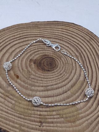 Pulsera plata - Estrella