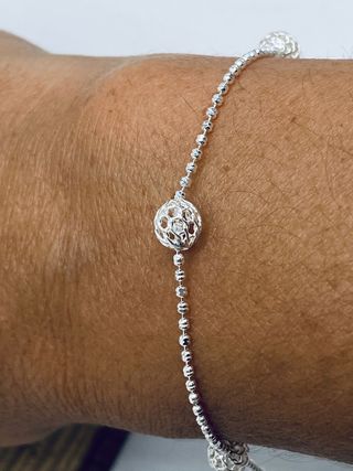 Pulsera plata - Estrella