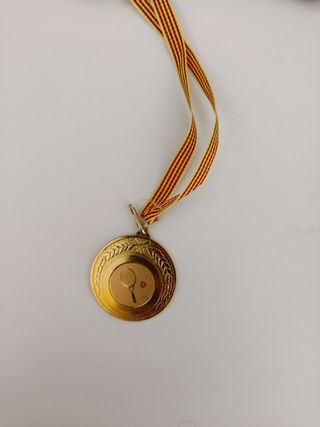Medalla oro tenis
