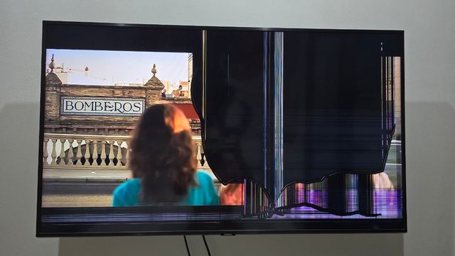 TV Samsung 49" - Pantalla rota