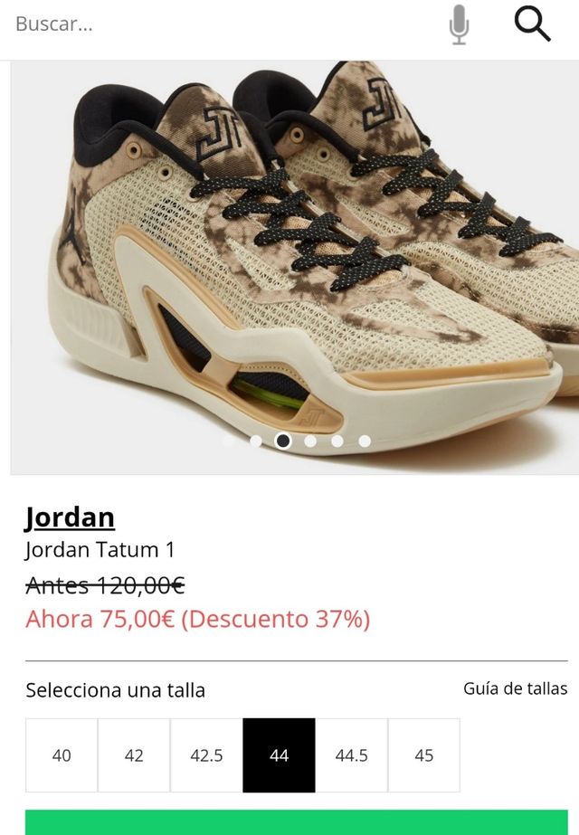 Zapatillas Nike  Jordan Tatum 1 - Beige/Marrón