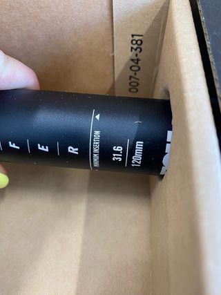 Tija telescópica Fox Transfer Kashima 120mm 2026