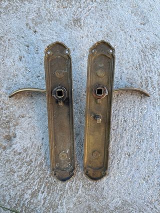 15 Pomos Vintage Dorados