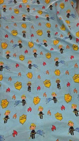 Funda nórdica infantil bomberos
191*133