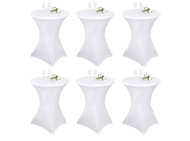 Fundas elásticas para mesa alta 80x110cm