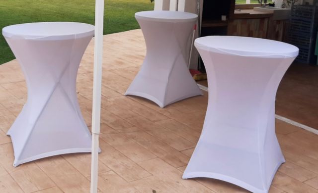 Fundas elásticas para mesa alta 80x110cm