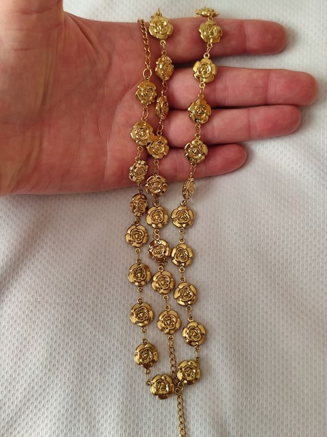 Conjuntos femininos banhados a ouro 18k