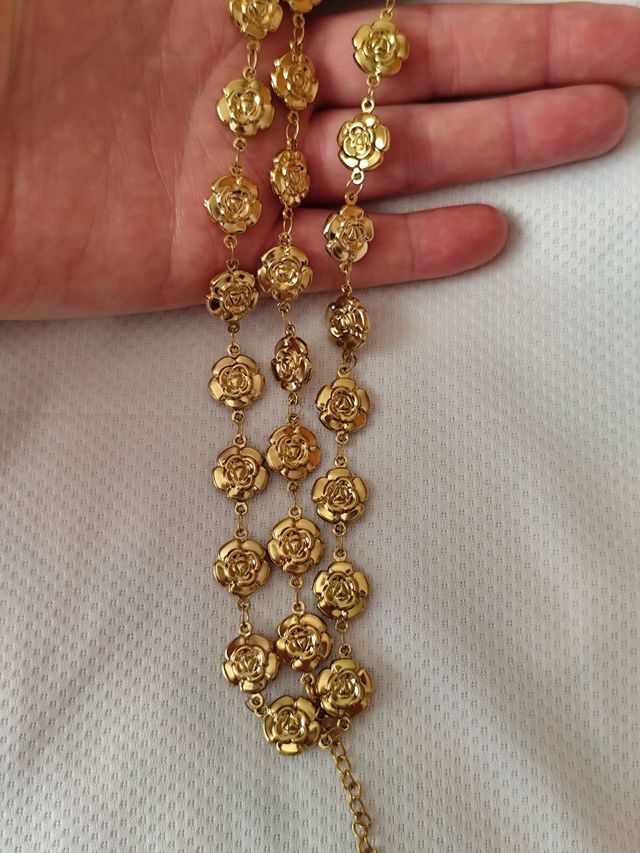 Conjuntos femininos banhados a ouro 18k