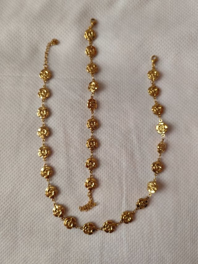 Conjuntos femininos banhados a ouro 18k