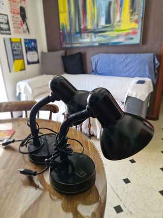 2 lámparas de mesita de noche