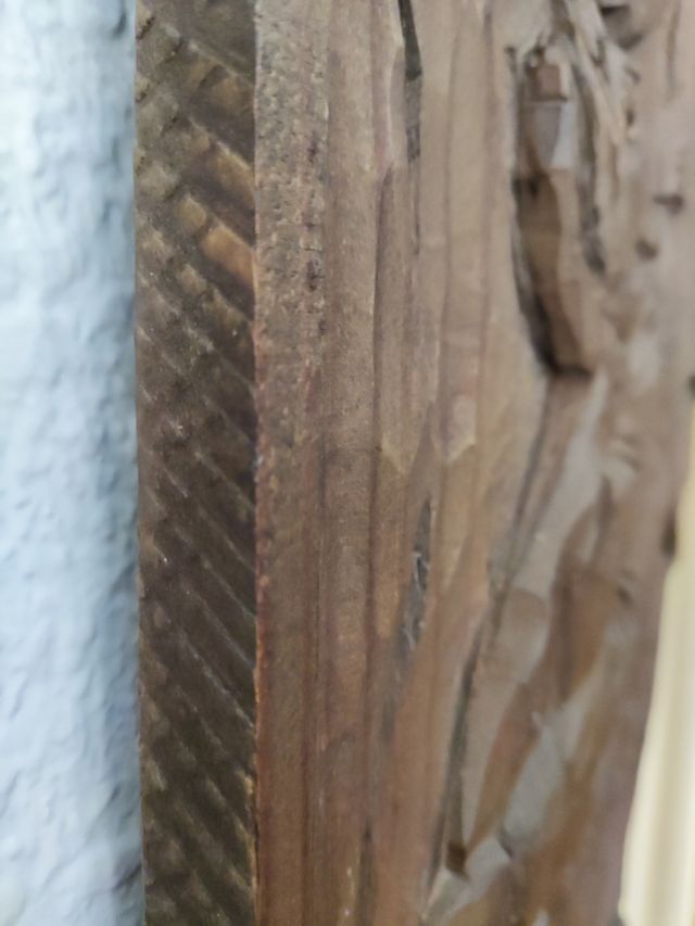 Relieve Virgen con Niño - Madera