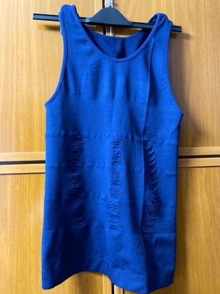 Camiseta interior azul marino tirantes