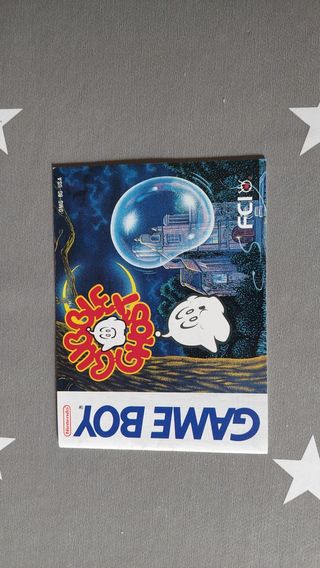 Manual Bubble Ghost - Game boy