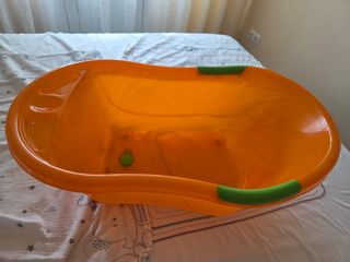 Bañera bebé naranja