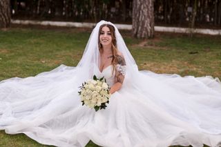 Vestido de novia blanco para boda